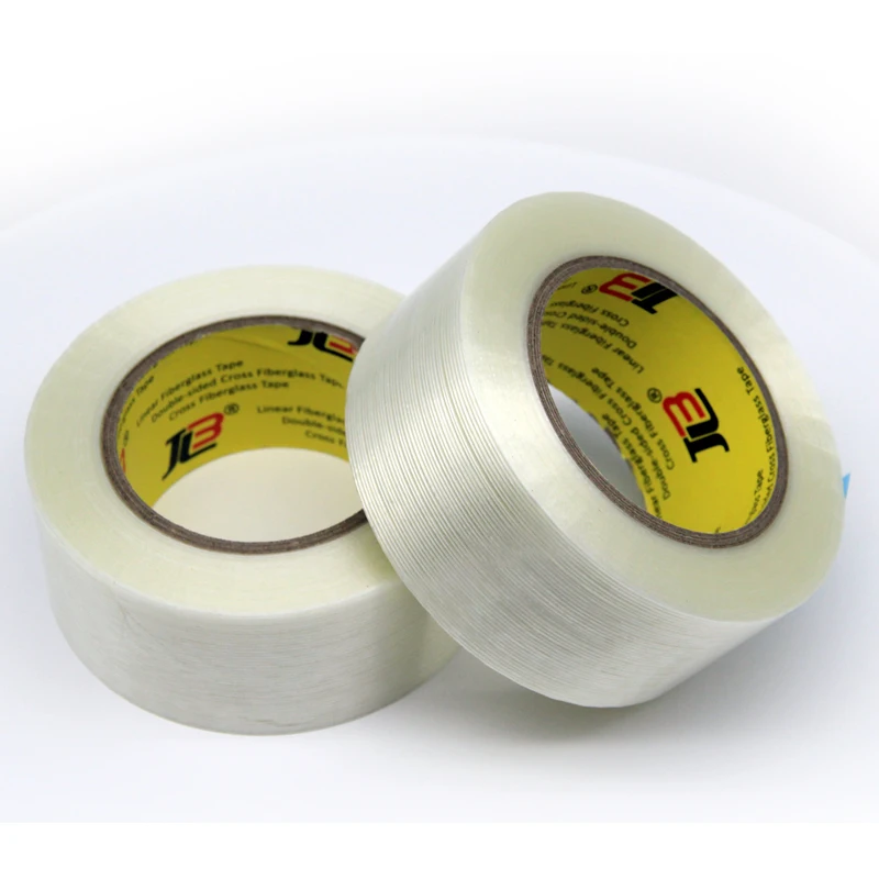 

Fiberglass adhesive Filament Tape fold over edge elastic furniture binding strapping sealing tape