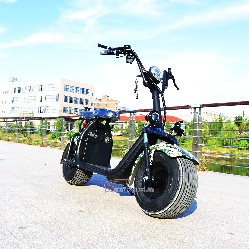 

Europe warehouse to door 2021 fat tire electric scooter citycoco 2 wheel citycoco electric scooter tricycle, Red