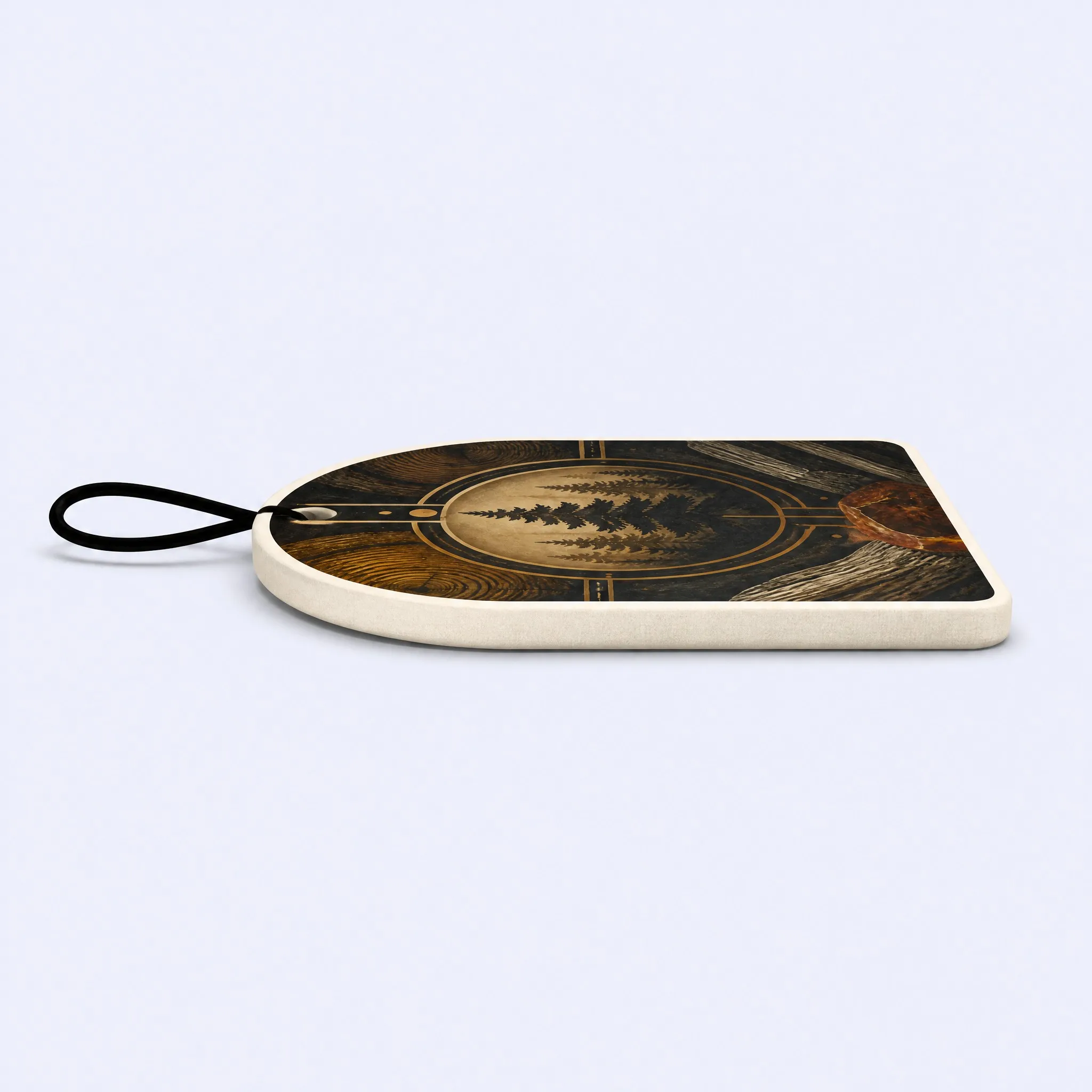 Side Profile Thickness View of 2.5mm High-Density Scent-Absorbing Forest Pulp Board