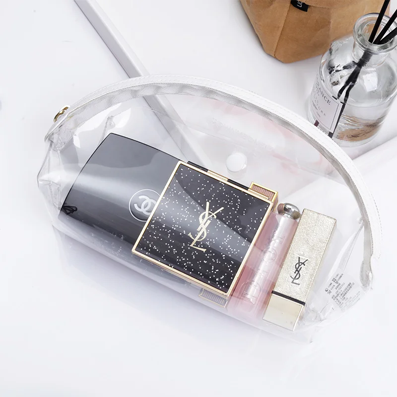 

Rownyeon Custom Logo Clear Pvc Makeup Products Bag Cosmetic Storage Case Make Up Organizer