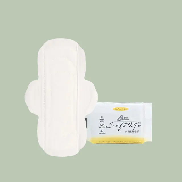 

free sample custom breathable oem wholesale ultra thin disposable sanitary pad for ladies, White
