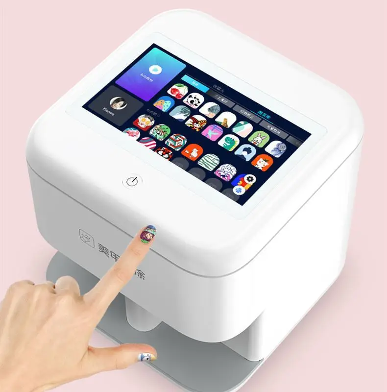 

Fast Printing Auto Wifi USB DIY 3D Digital Nail Art Printer Mobile Nail Printer Machine