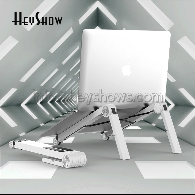 

Foldable Laptop Stand Portable Plastic Vertical Laptop Holder Lightweight Notebook Tablet Bracket Holder For MacBook iPad Air