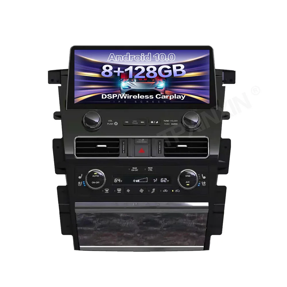 

1920*720 HD 12.3 For NISSAN Patrol Y62 2010-2021 Android10 64GB Car GPS Navigation Auto Radio Head Unit Multimedia Player Stereo