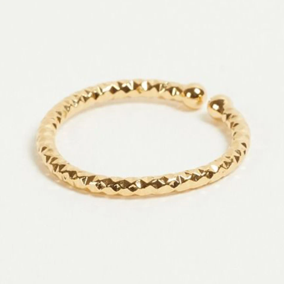 

wholesale silver and gold jewelry 925 sterling silver 18k gold plated adjustable ring for women jewelry