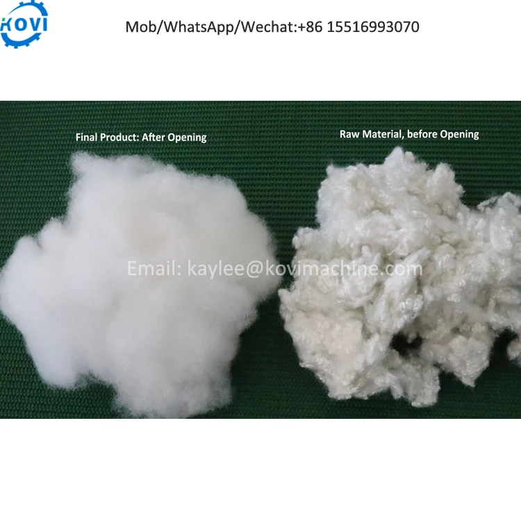 
PP Cotton fiber carding wool opener pillow filling machine polyester fiber opening machine 