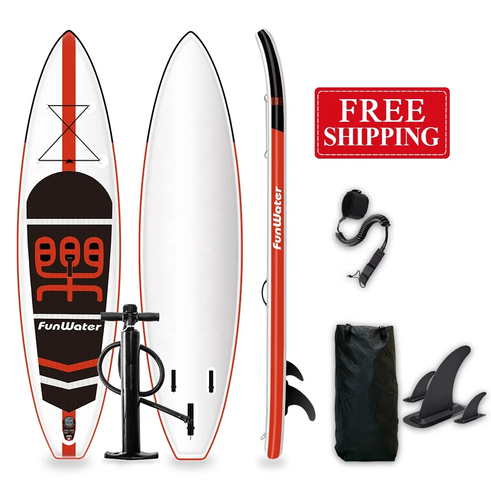 

FUNWATER Free shipping paddle sup board inflatable wholesale sup paddle board stand up paddleboard surf