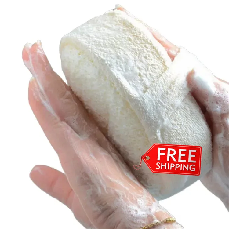 

Free shipping/dorp shipping Loofah Rubbing Bath Towel Natural Plant Fiber Exfoliating Beauty Bath Rub