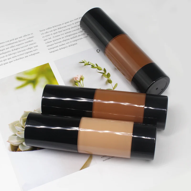

OEM Full Coverage Longlasting Darker Black Skin Liquid Makeup Foundation, 25 colors