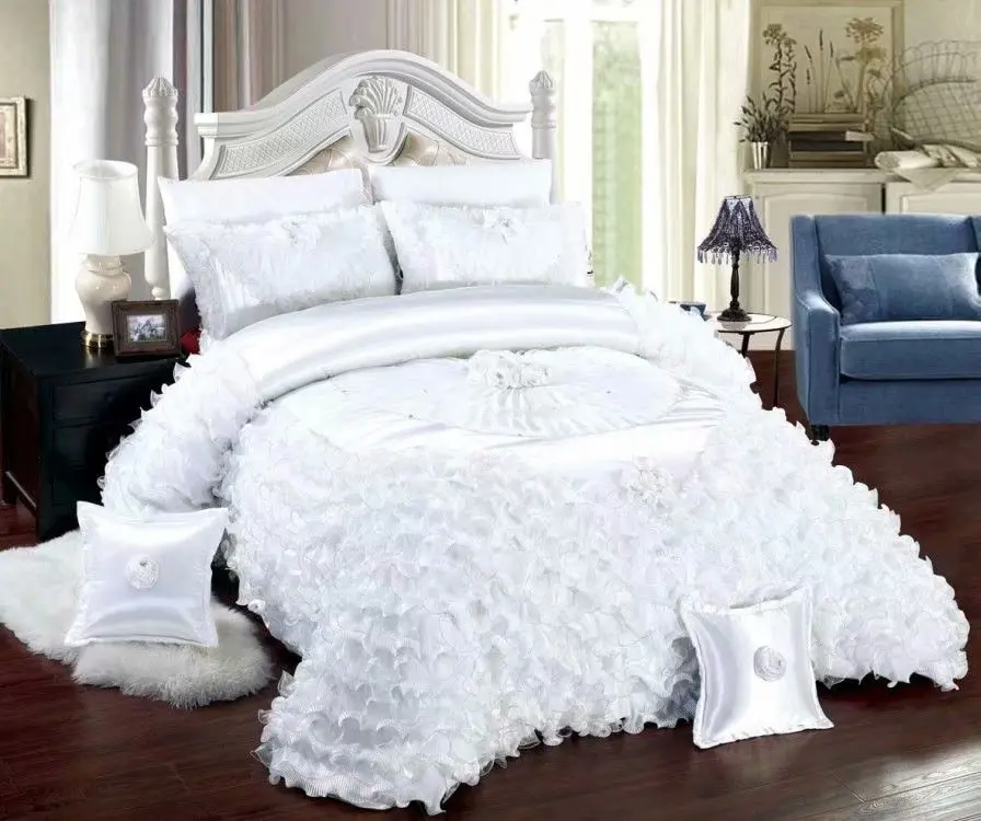 7 Piece Embroidered Luxury Comforter Set Bed in a Bag Bedding QUEEN Size,  Home Quality, Starting at $64.80 each