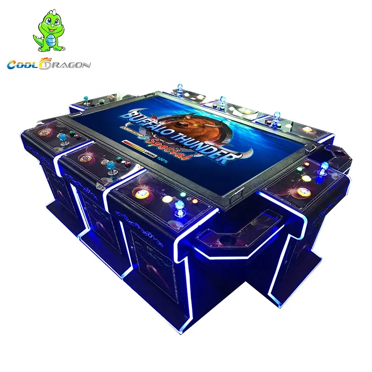 

Ocean King 3 Buffalo Thunder Special Arcade Fish Hunter Game Machines Fish Game Table Gambling Machine for Sale, Customized color