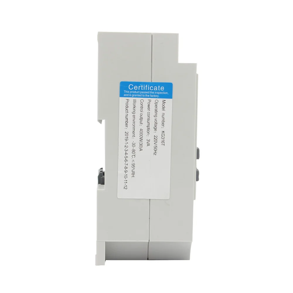 
Free Logo Standard 30A KG316T Customized High Current Maximum 60A 50/60Hz 220V AC DC Customizable Timer Switch 