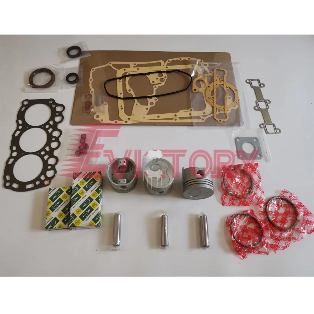 

for MITSUBISHI overhaling engine L3E rebuild kit piston ring valve guide head gasket bearing