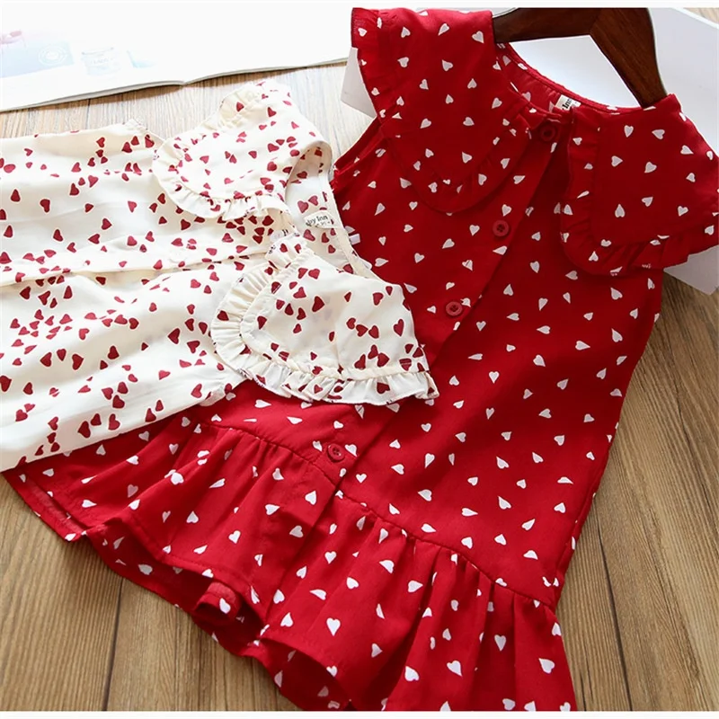 

2020 kids Girls Dresses Summer Girls Sleeveless Chiffon Polka Dot Dress Princess Dress For Girl Children Clothing, As picture