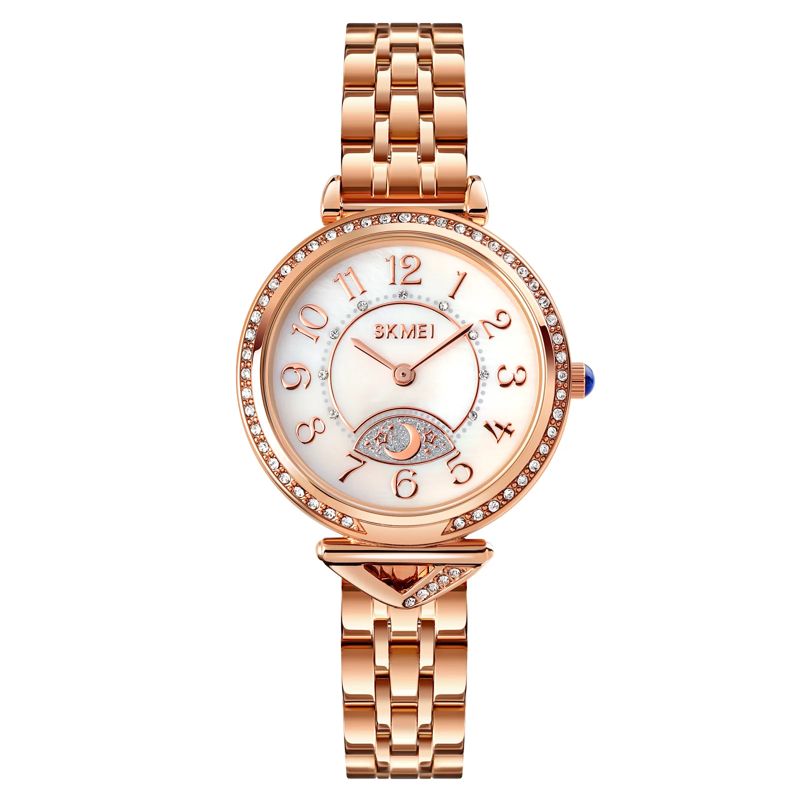 

SKMEI 1658 Luxury Ladies Design Custom Logo Wholesale 3ATM Waterproof Japan Movt Woman Watches Lady Wristwatches, Pink,gold,silver