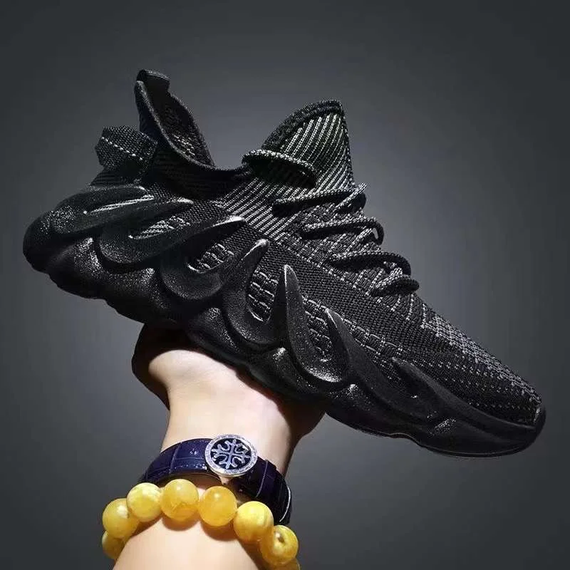 

Logo Custom Light Wight Men Sneakers Comfortable jelly Sole Sport breathable mesh Running Shoes, Mixed