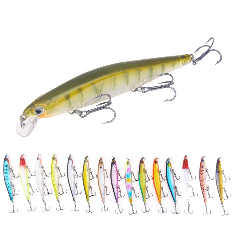 

Best Seller 11cm Sinking Fishing Minnow Lures Artifical Bait For Grass Carp Bait, 15 colors