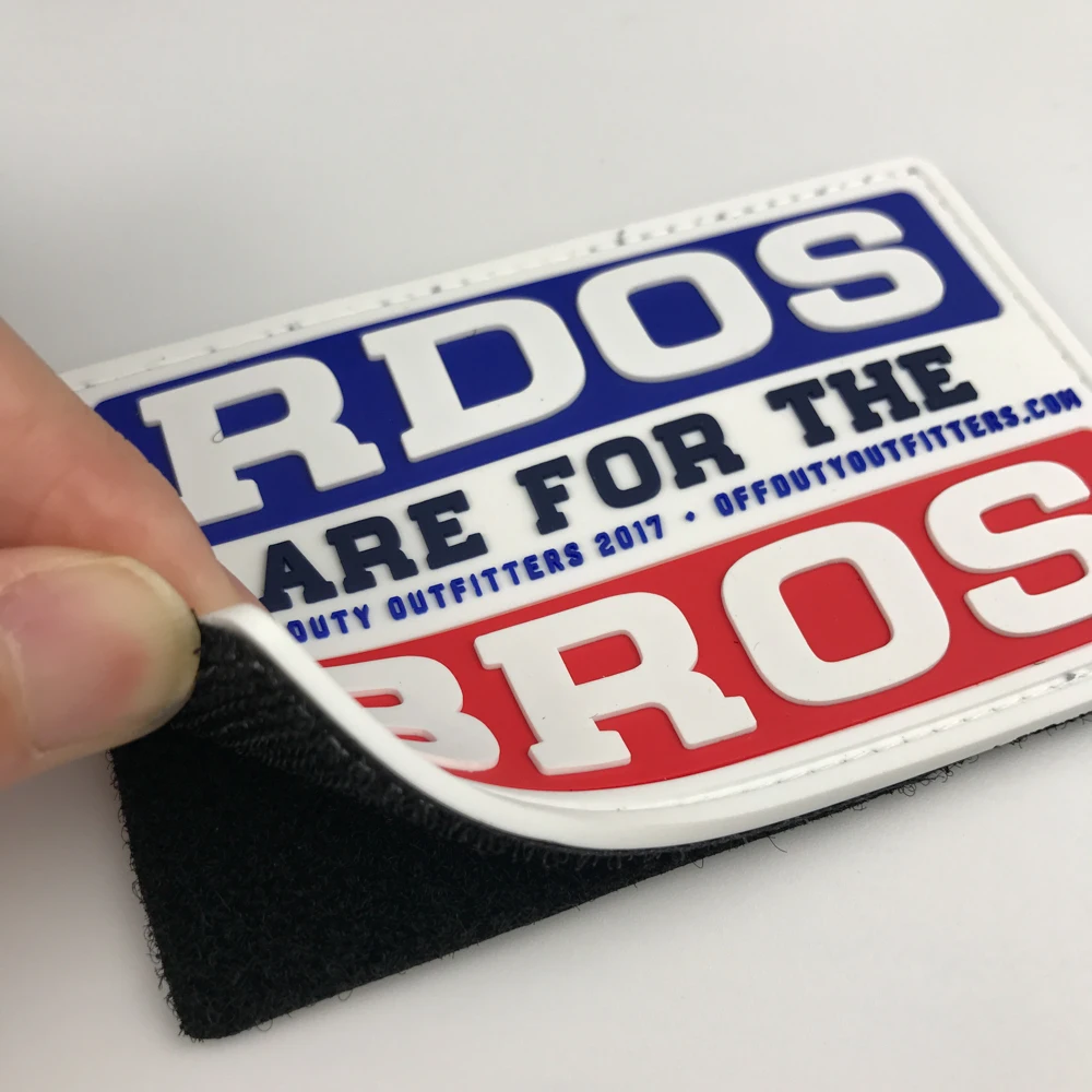 

Custom Brand Name Logo 3D Soft PVC Label Rubber Patches, Custom color