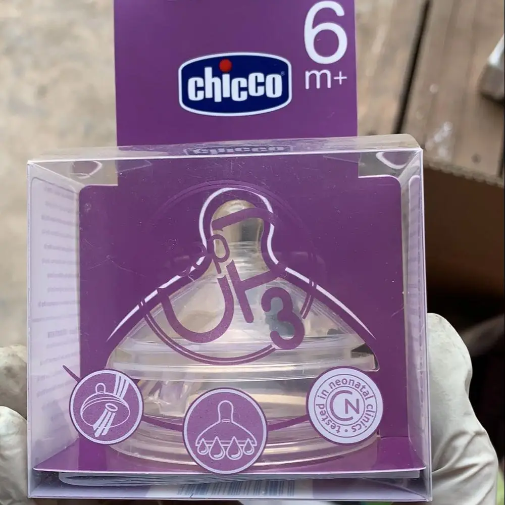 

Chicco Natural Feeding Bend angle silicone nipple