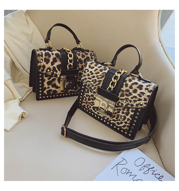 

Leopard Messenger Bags Purse Crossbody Fashion Brand Decoration Ladies luxury handbags for women Leather Small Shoulder Hand Bag