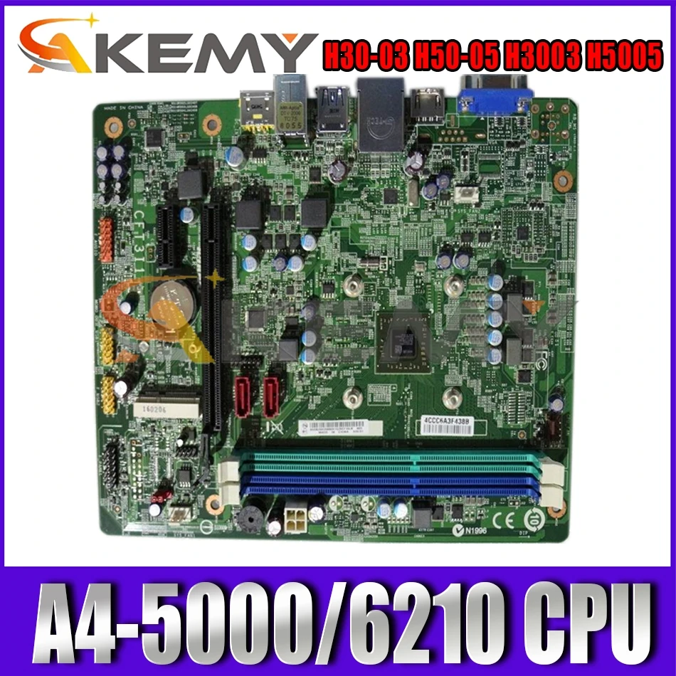 

High Quality For H30-03 H50-05 H3003 H5005 Motherboard A4-5000 A4-6210 CPU CFT3I1 100% Tested Fast Ship
