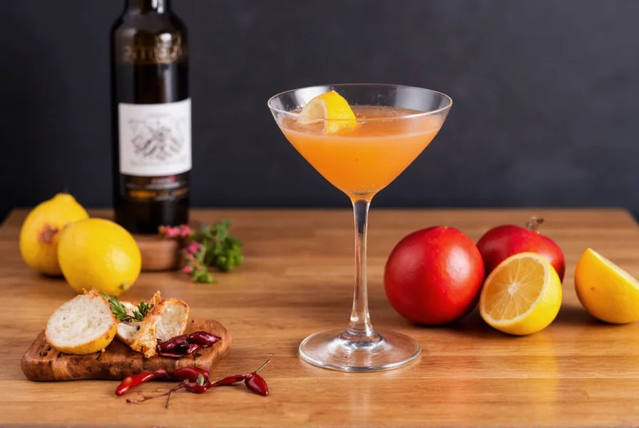 Comparison table of different ancho chili liqueurs