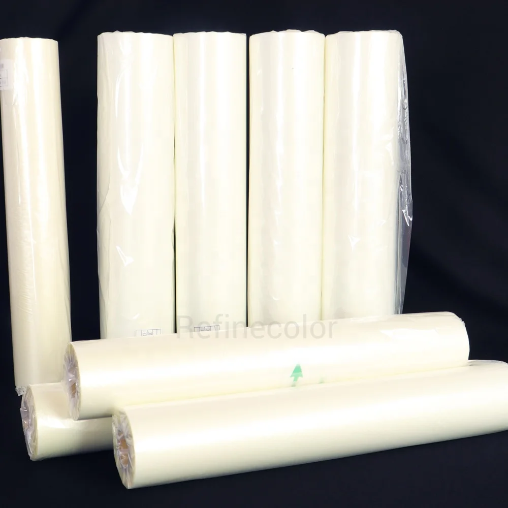 Roll To Roll PET B Film 30cmx100m/50m Laminator Transfer on UV Printed A PET Transfer Film UV DTF A-B Film