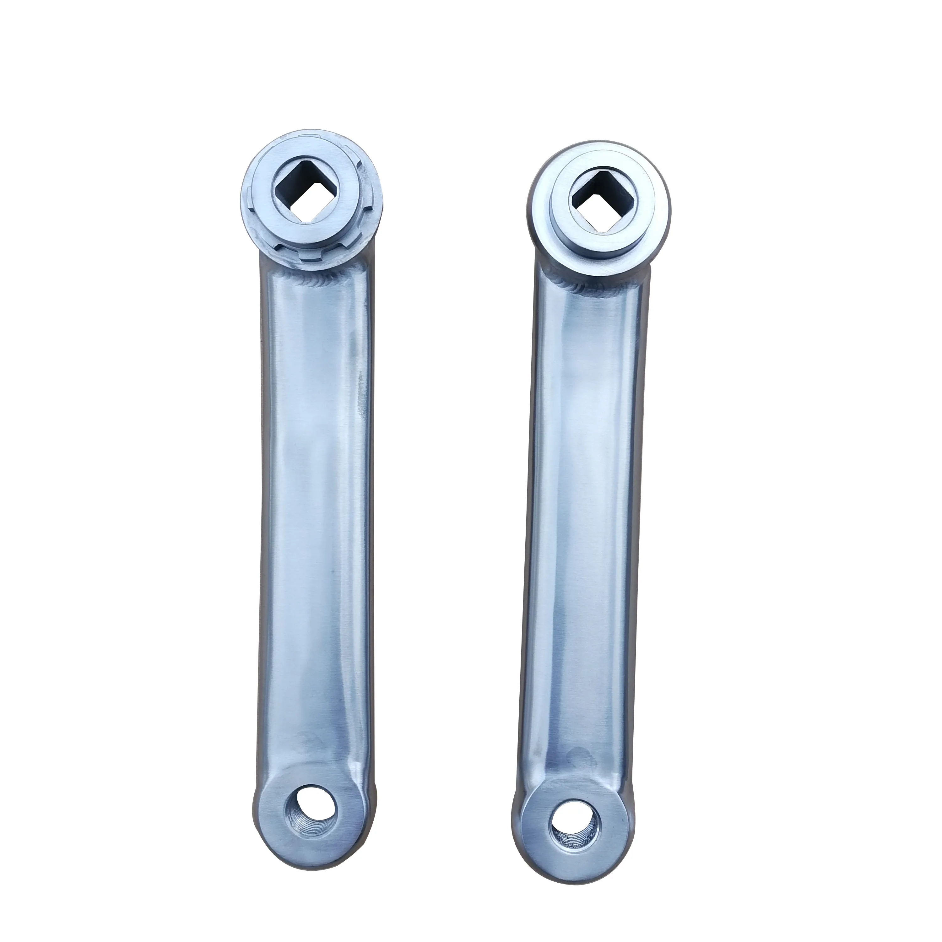 

factory price for titanium bicycle crankset bike crank, Silver