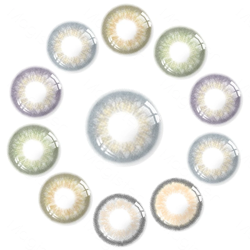 

Wholesale Magister contact lenses green colored contact lenses Nature Beauty color contact lens, 6 colors