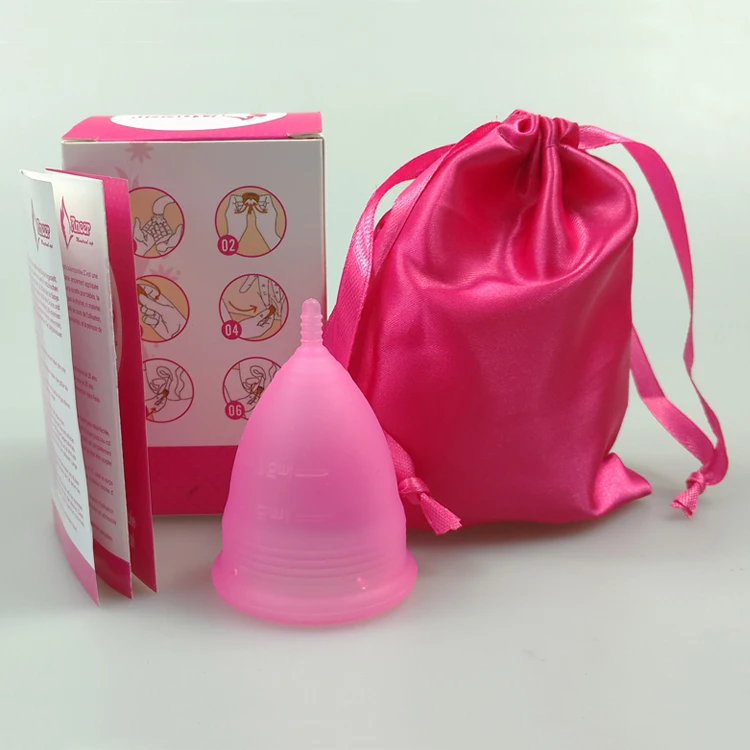 China wholesale feminine anti-bacteria lady silicone menstrual cup organic