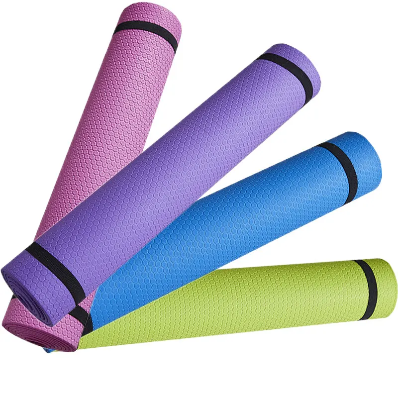 

Custom Print Home Exercise Fitness Non Slip Eco Friendly Rubber EVA Foldable Yoga Mats Wholesale, Colors