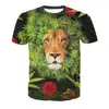 International Wholesale Clothing 2018 Men's Print Pullover T Shirt Packaging, China Clothing Dropship Plain Lion 3D T-Shirt