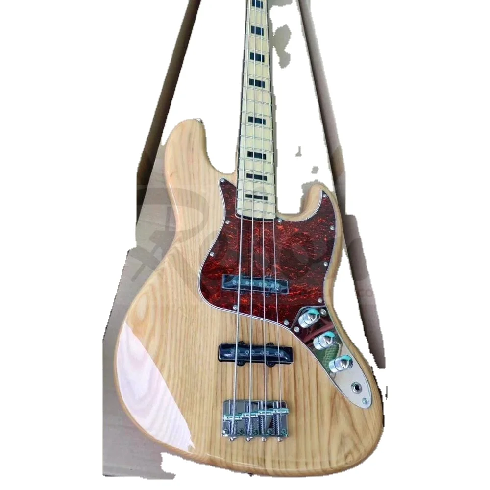 

Weifang Rebon 4 String AshWood Jb Electric Bass Guitar in Natuer colour