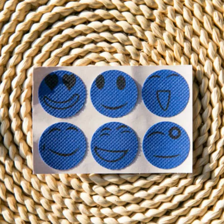 

Hot Selling Oem Private label 4 Colors Smile Carton mosquito repellent patch