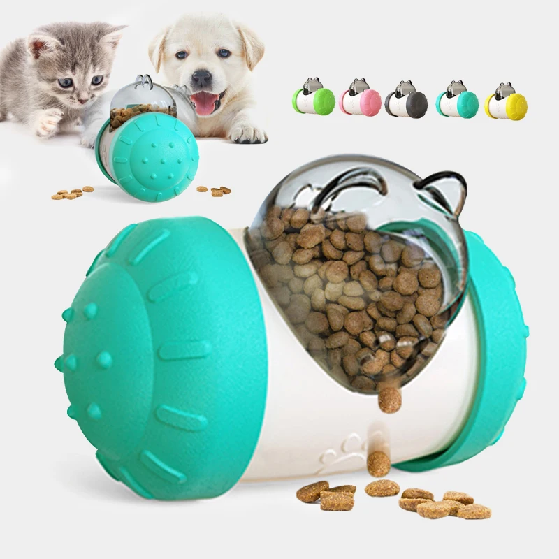 

Juguetes para perros Gatos Hunde 5 colors 0.39kg TPR ABS Durable Training Chew Leaking food Interactive toys Pet Dog Cat toys