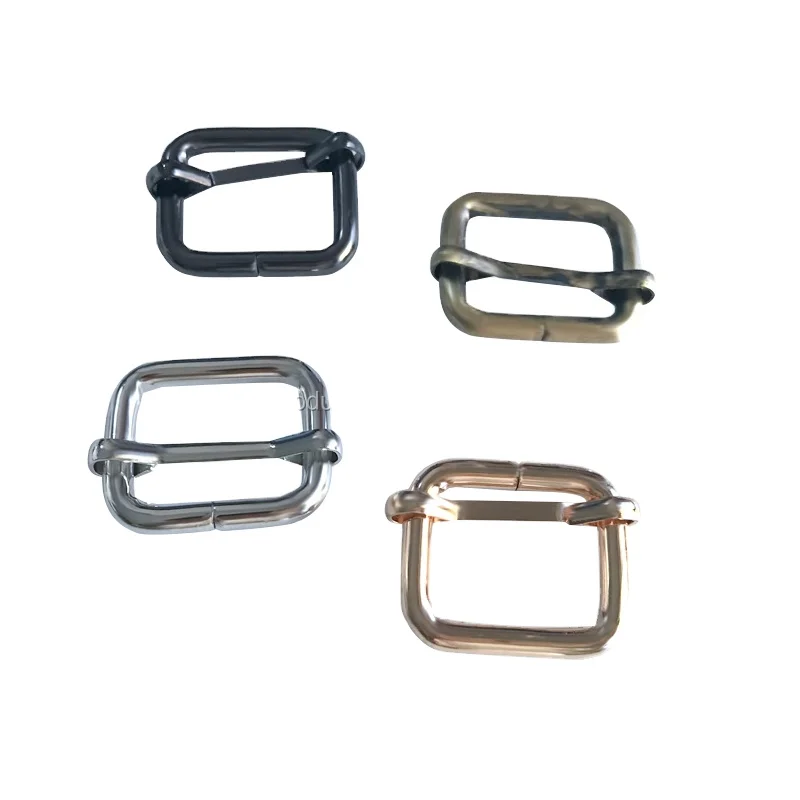 

Karwo Handbag Purse Accessories metal Ring Sliders Adjustable Buckle Strap Belt Buckle Slider Buckle, Black,light gold, rose gold, rainbow, nickle, antique brass