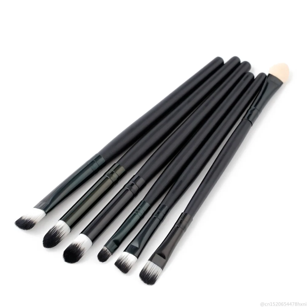 

6pcs/set Professional Eye Brushes Set Eyeshadow Eyeliner Eyelash Eyebrow Lip Brush Makeup Tool