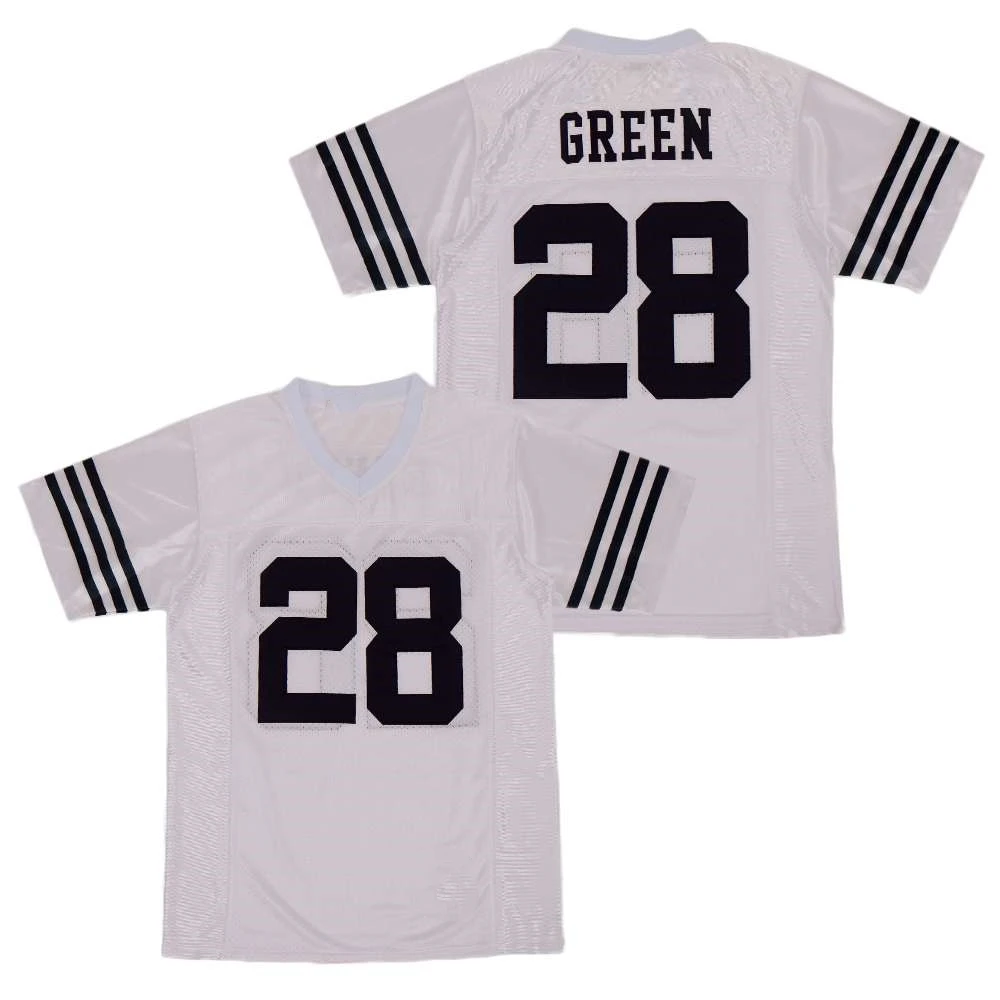 

Wholesale Top Quality Cheap College Custom DARRELL GREEN #28 White Black Football Jersey For Men Women Youth, Custom accepted