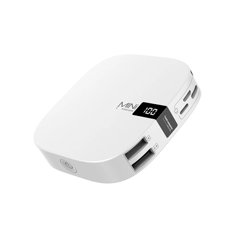 

Mini Thin Digital Display USB Charge Pad 10000mAh Portable Large Capacity Mobile Power Supply Gift Logo