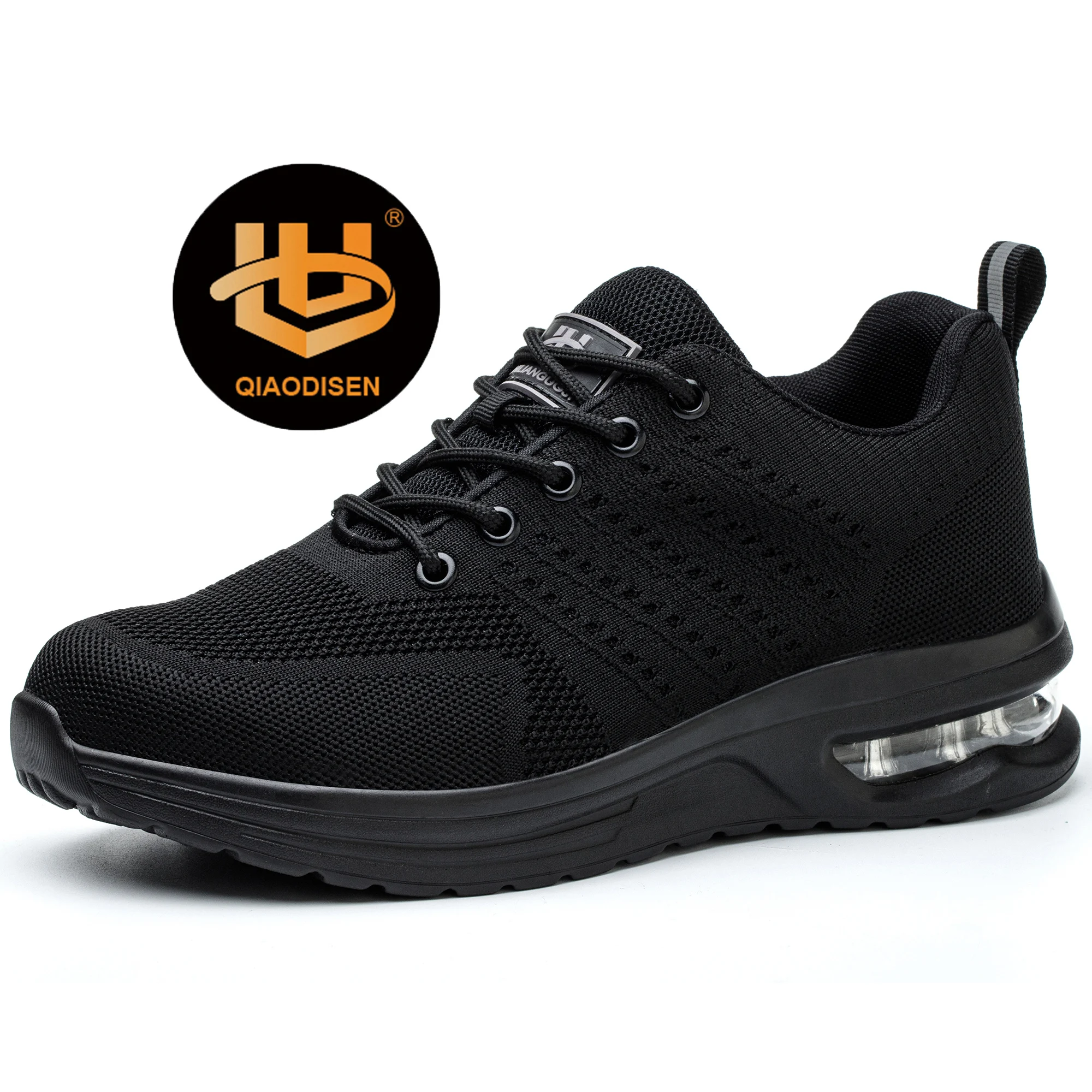 

Anti-smashing anti-collision anti-puncture work shoes flying woven upper comfortable and breathable fashionable safety shoes