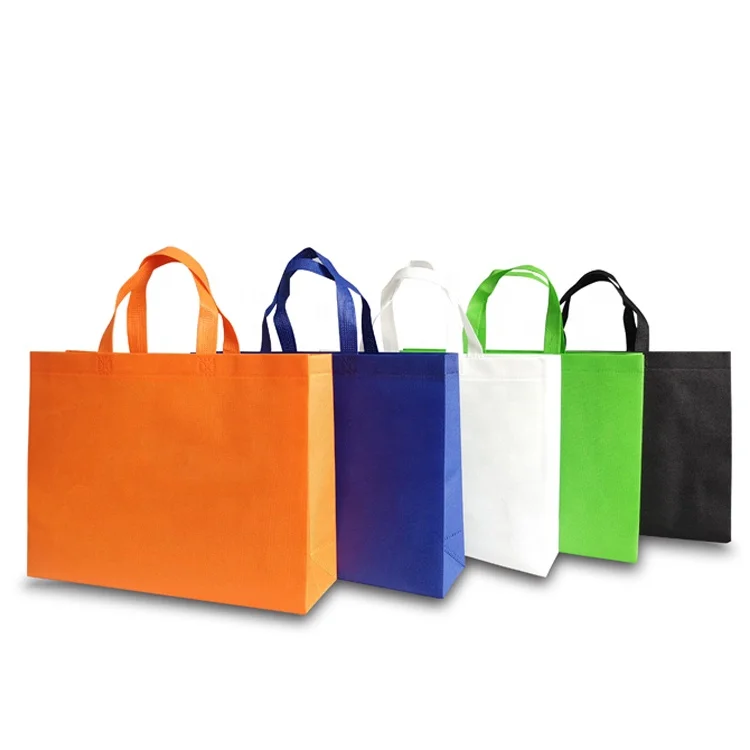 

Custom design gift recycle bags size recyclable fabric non woven shopping bag with logo