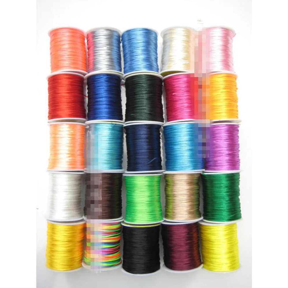 

Hot Sale Bright and Silky Rat Tail Chinese Knot Cord String Rope Jewelry Beading String For Bracelet & Necklace, Multicolor