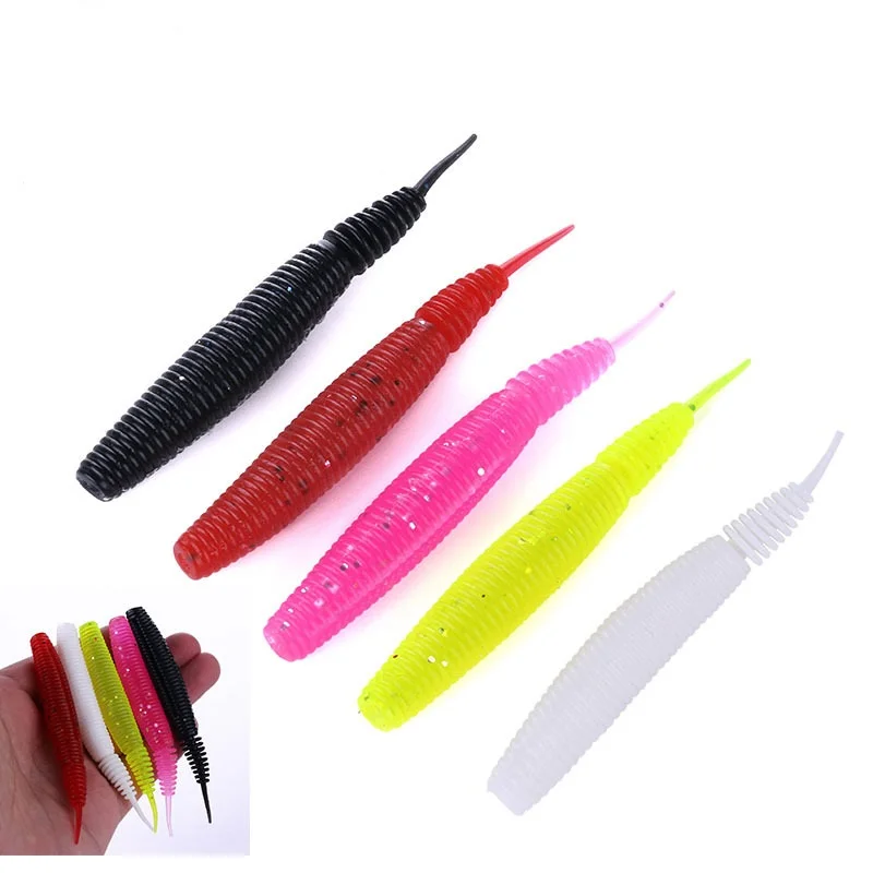 

wholesale  ocean products making trout soft plastic fishing lures, 5 colors