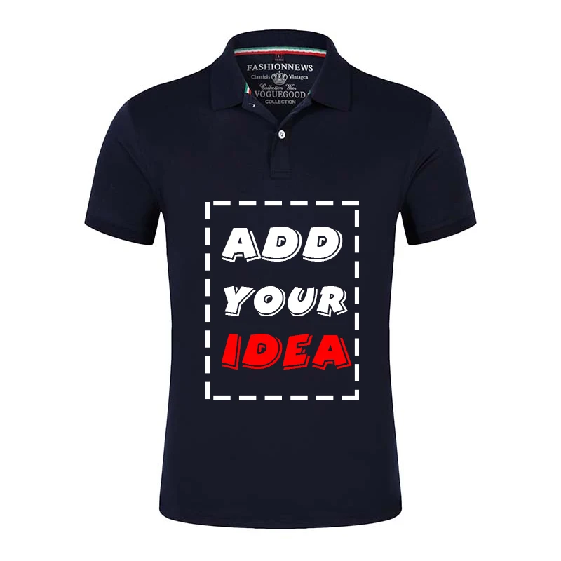 Custom Mens Golf Polo Shirts With Embroidery Logo  Design Custom DIY Your Own Logo printing  Polo Shirt for company uniforms