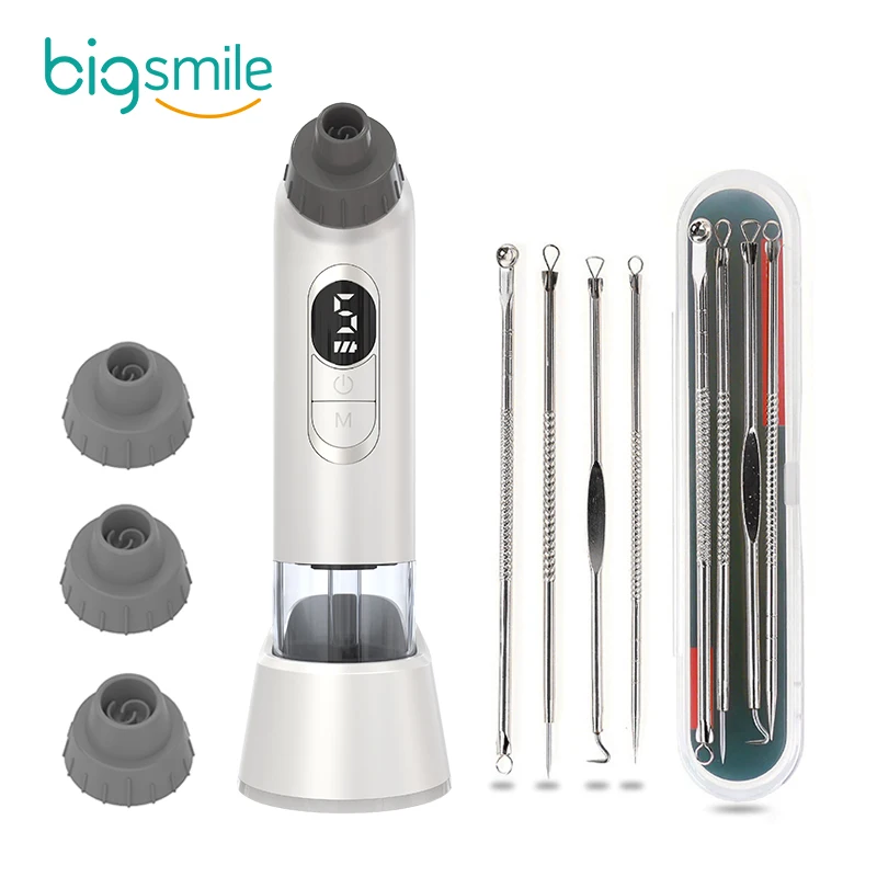 

2022 Rechargeable Electric Blackhead Pore Cleaner Blackhead Remover Vacuum