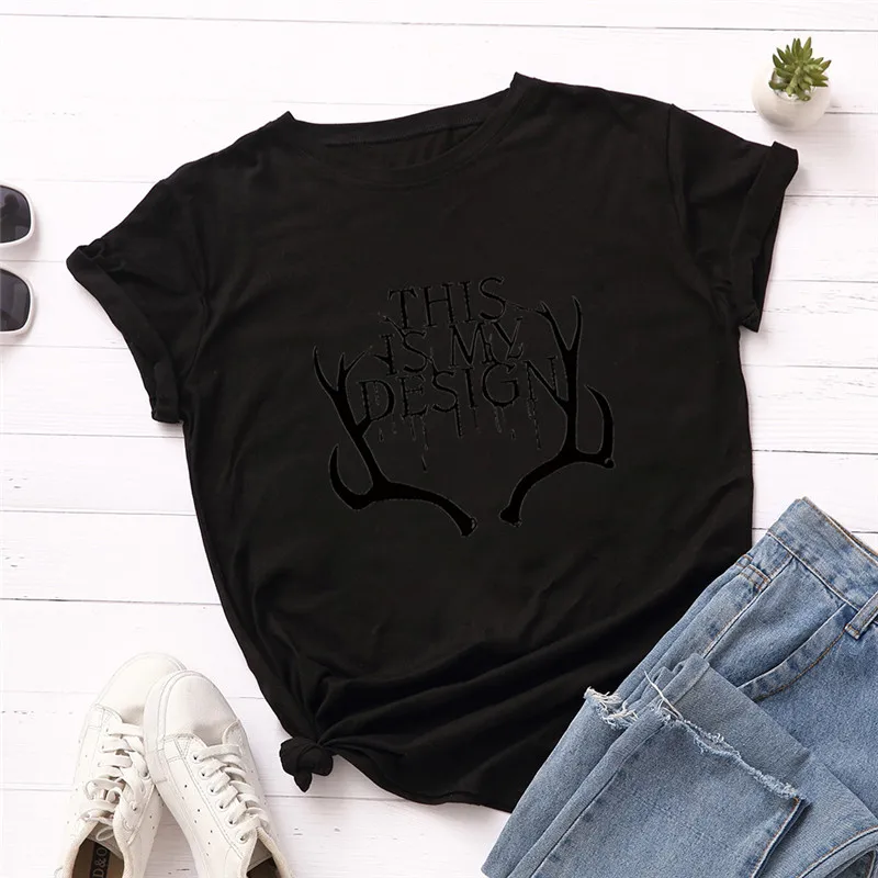 

2022 Summer newest design fashion ladies t-shirts custom logo printed tee tops for women, Customized color