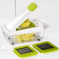 

B413-F Best price vegetable carrot potato dicer slicer plastic kitchen accessory