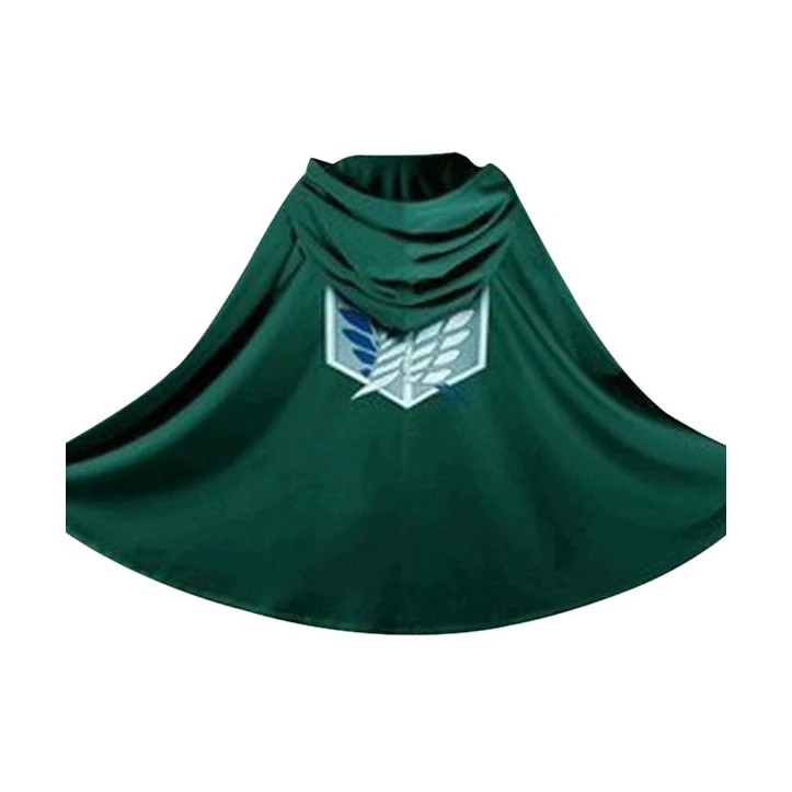 

Japan Anime Costume Cosplay Cloak Attack On Titan Cosplay Green Cape tv movie costume