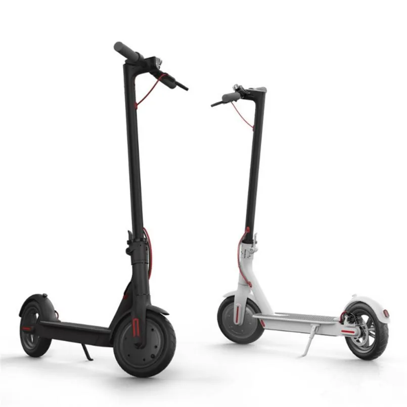 

Europe Warehouse 350W Motor E Scooters for Adult With 7.8Ah Battery Kick Scooter Electric Motorcycles Wholesale, Black white
