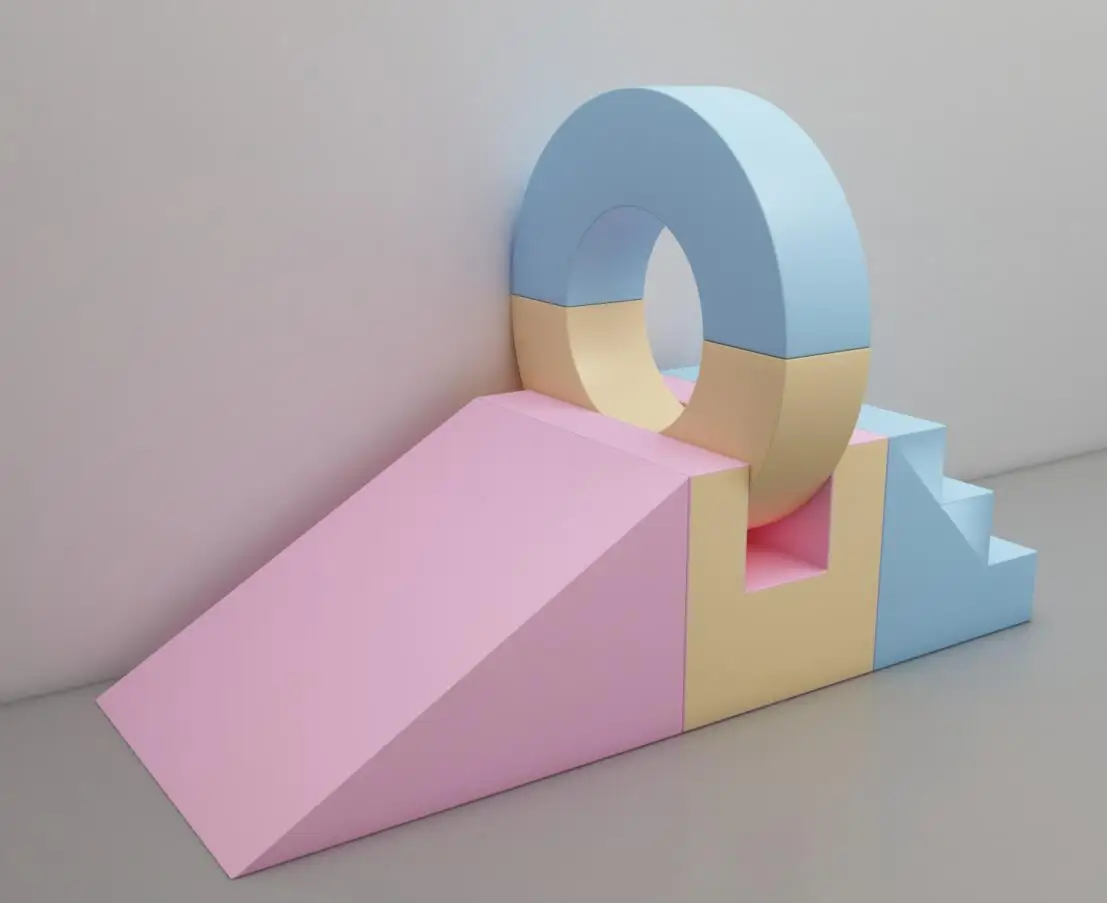 Indoor Kids Soft Play Mats For Fun Indoor Soft Play Equipment With Safe Soft Playground For Kids